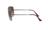 Lentes De Sol Rb WINGS 2 Flat Rb3697n Gunmetal-Café degradado