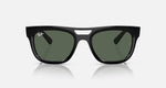 Lentes De Sol Rb Phil Rb4426n Negro Brilloso Verde G15