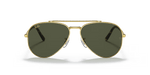 Lentes De Sol Rb Piloto New Aviado Rb3625 Dorado Verde