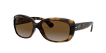 Lentes De Sol Rb Jackie Ohh Rb4101n (Carey-Café degradado)